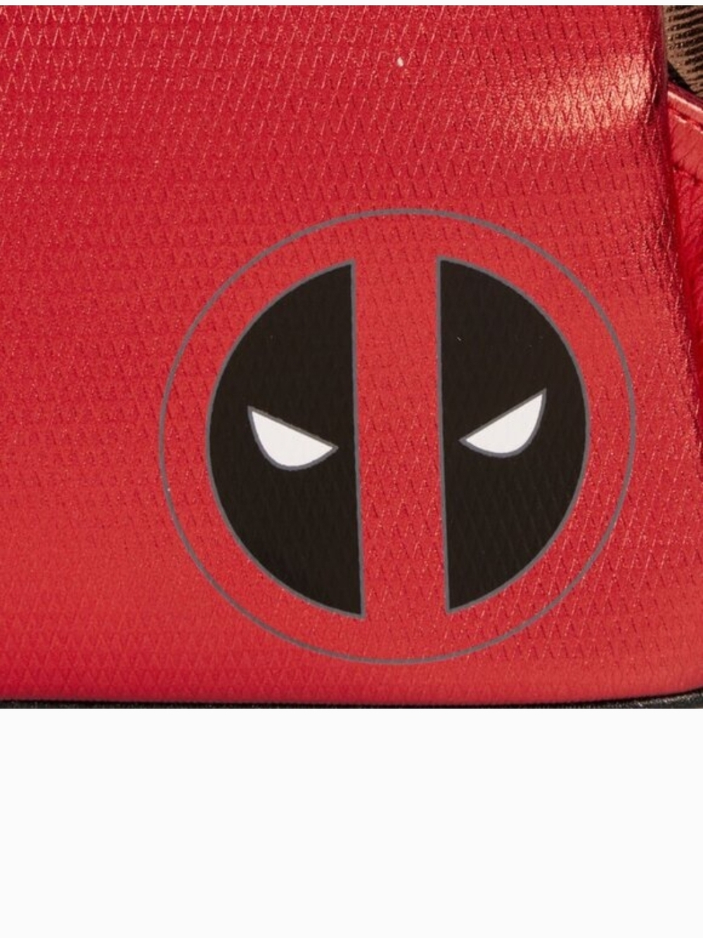 Loungefly Deadpool Red Black Metallic Mini Backpack - Picture 6 of 6